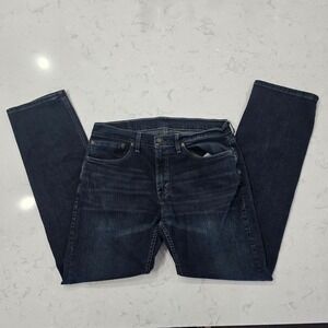 Levis 559 Relaxed Straight Jeans Dark Wash Mens 34x34 Indigo Denim